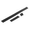 3pcs Carbon Fiber Dashboard Panel Trim Cover Decoration Fit for BMW 5 Series E60 E61 2004-2010 Car Auto