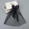 Dark Themed Butterfly Hair Clip With Mask And Diy Features For Halloween Parties