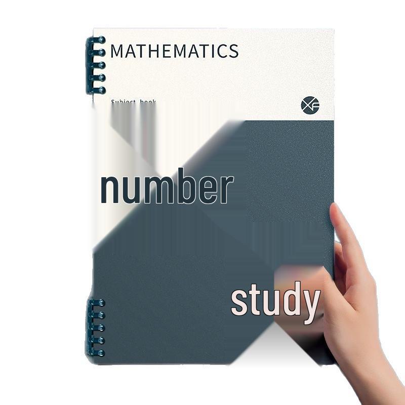 Thickened Loose-Leaf 5-Subject Notebooks for Students: Removable Pages & Error Correction Section