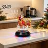 Floating Santa Sleigh Sleigh, Magnetic Levitation Santa's Flying Ornament, Christmas Office Desk Ornament Display for Home, Office, Shelf &