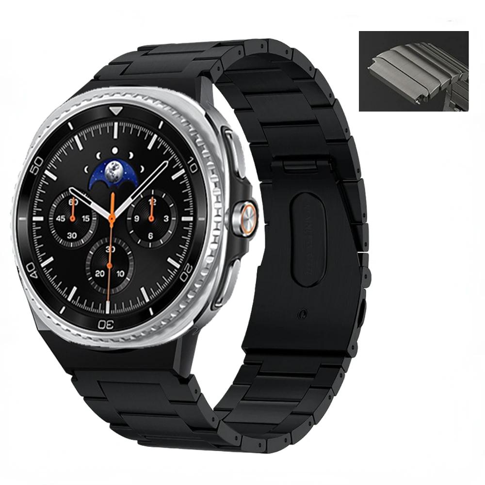 Kovový titanový řemínek pro Samsung Galaxy Watch Ultra 2025 Lehký nerezový náramek Galaxy Watch 8-8 Classic 40mm 44mm 46mm
