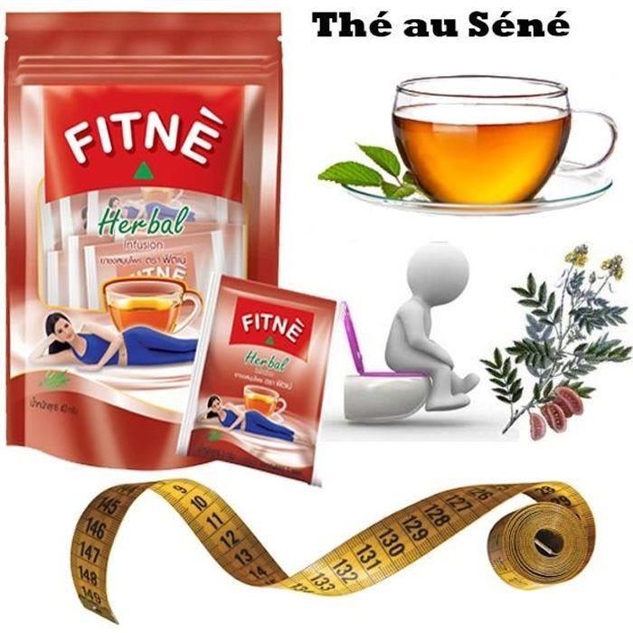 Thé 40 Sachets Minceur à Base de feuilles de Séné (Senna) : Aide a la Selle + réduit appétit | Laxatif Naturel