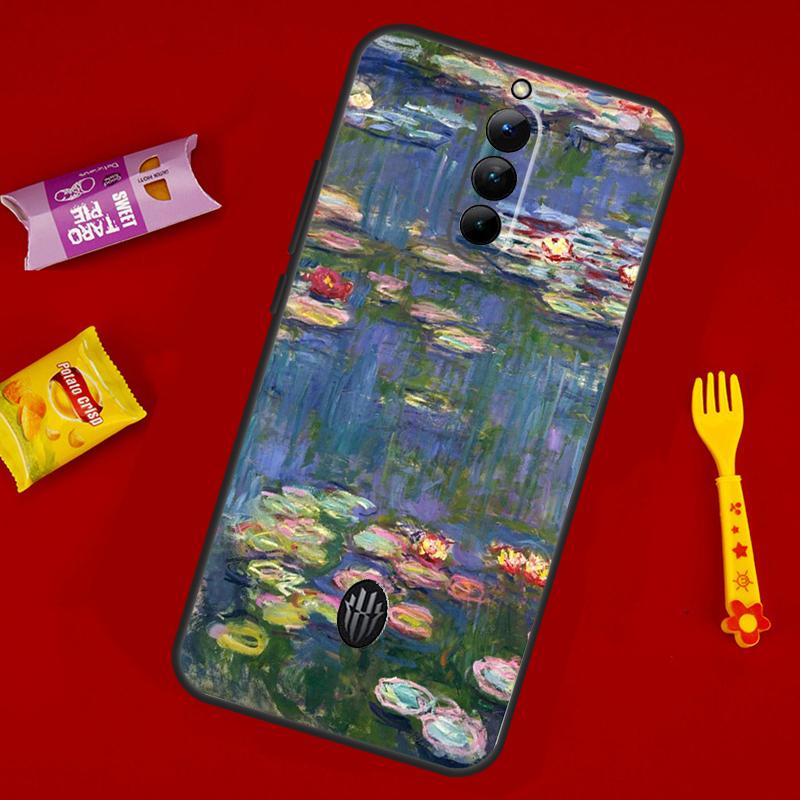 

Monet Oil Painting Case For ZTE Nubia Red Magic 8S 9S 10S 8 9 10 11 Pro Plus 6 7 6S 7S Pro 6R 5G 10 Air Cover Red Magic 10 Pro