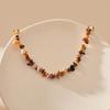 Irregular Crushed Stone Ethnic Style Handmade Necklace For Women