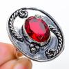Mozambique Garnet Gemstone Handmade 925 Sterling Silver Jewelry Ring Size 6.5