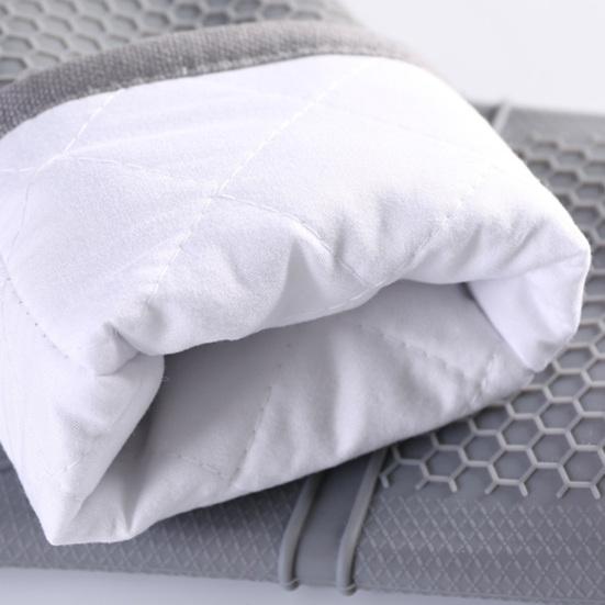 Topflappen- und Topfuntersetzer-Set Hitzebeständige Küchenhandschuhe mit rutschfester Silikonoberfläche Extra lange Ofenhandschuhe und Topflappen zum Kochen Backen