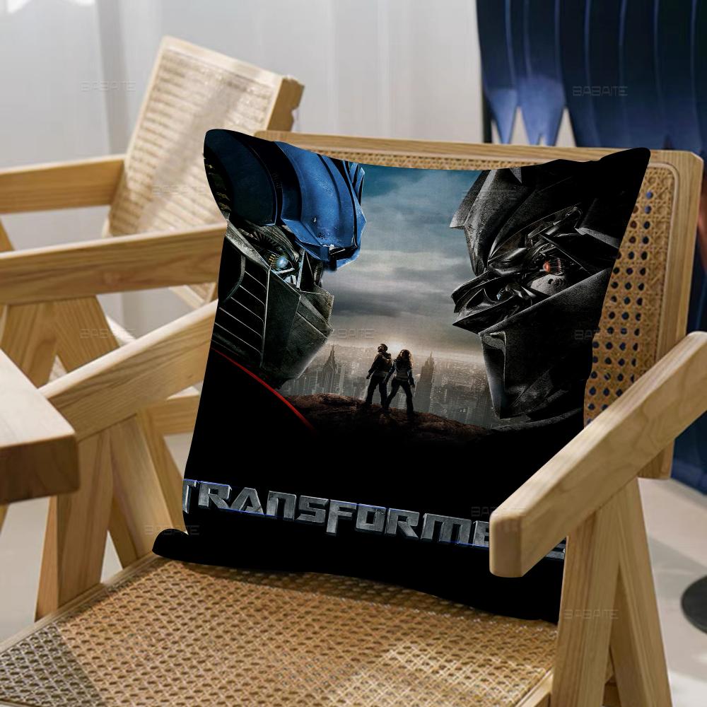 T-transfor-mers Cushion Cover Pillow Cover Decor Pillowcase Printed Cushion Case For Couch