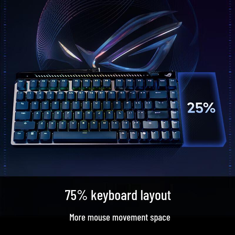 ROG Ace 75HE Wired Magnetic Switch Gaming Keyboard