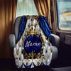 Royal Crown Design Customize Your Name Rv Blanket Luxurious Comfort For All Seasons Perfect Gift For Friends And Familyt22