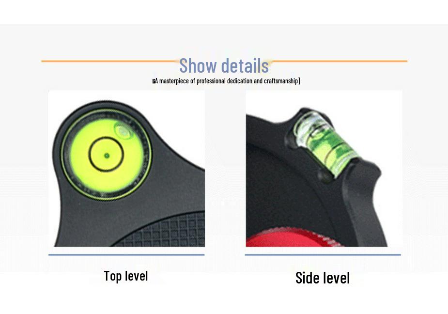 Leshetu Tripod Balance Regulator with 1/4" Screw & Horizontal Adjustment Ball Head
