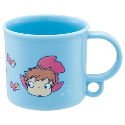 Skater Lunch Box Plastic Cup, 200ml, for Kids, Antibacterial, Dishwasher Safe, Made In Japan, Studio Ghibli, Ponyo On the Cliff, Sisters, Girl, KE5AAG