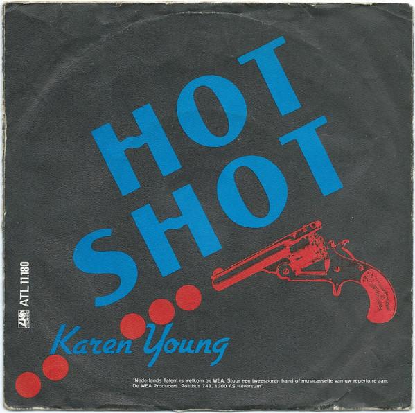 

7inch Record KAREN YOUNG Hot Shot ATL11180 Atlantic 1978 Netherland Dance Electronica Used
