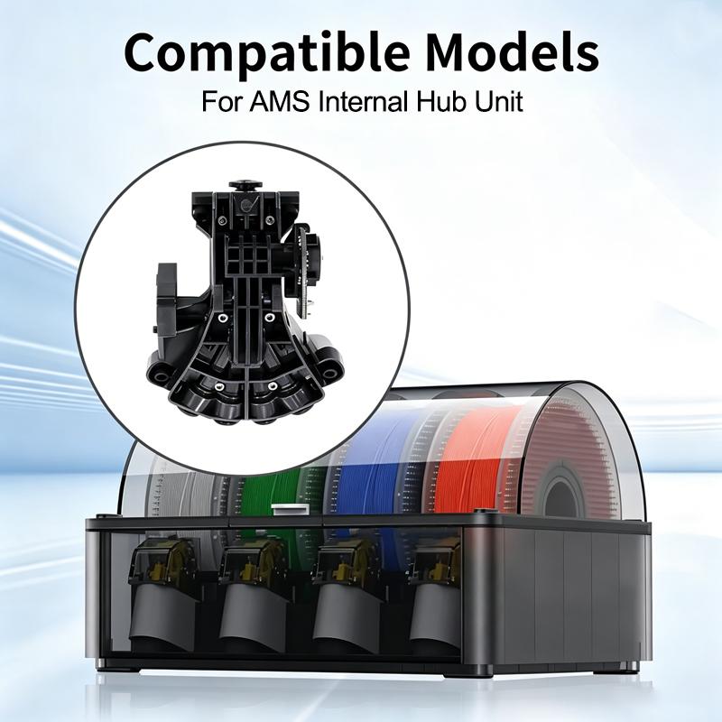 Upgraded AMS System Spring Press Lever & Cover Plate Set, Durable High Strength Replacement Parts for 3D Printer