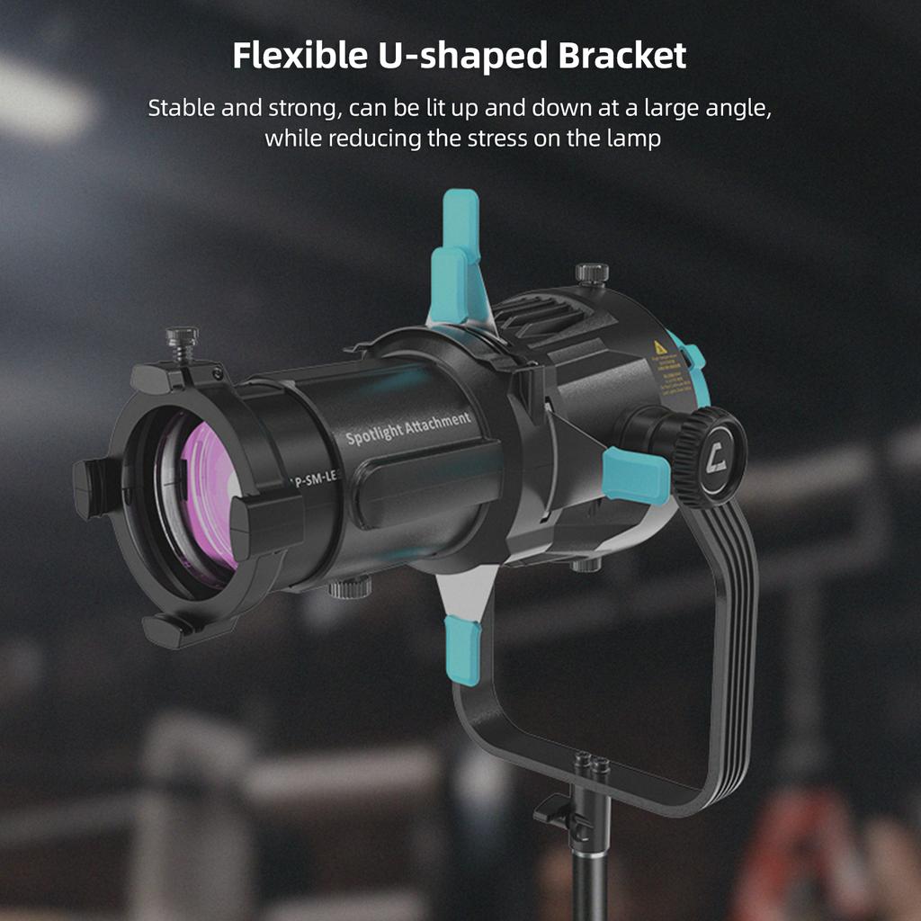 LIPPMANN Optical Spot Bowens Mount Conical Snoot Kit pro LED Continuous Light Strob Light s