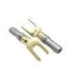 Nakamichi Copper Gold-Plated Audio Connector Set: U-Type, Banana, Video Y-Type, Speaker Plugs