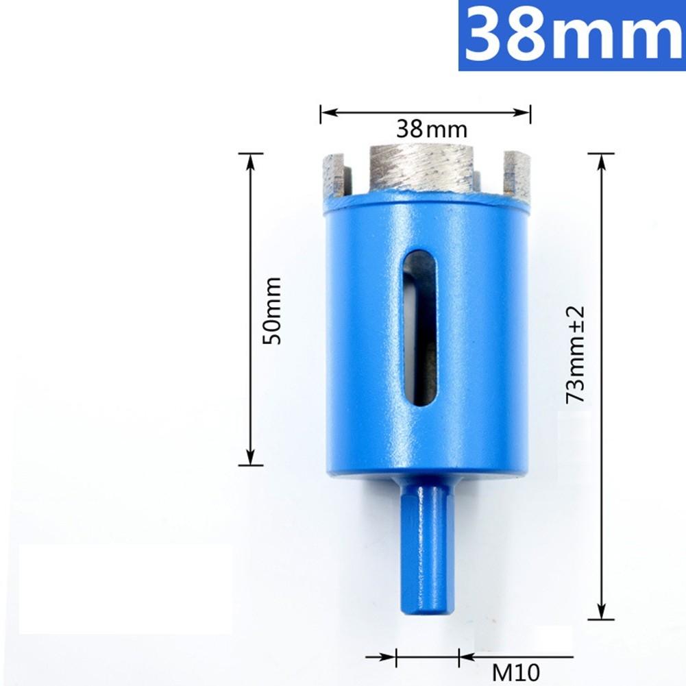 Protable Reliable Diamond Drill Core Bits Glass Hole Blue Coated Cutting