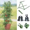 40Cm Plant Stakes Gardening Pillar For Plant Vine Climbing Net Greenhouse Tomato Cage Flowers And Vegetables Supporting Holder