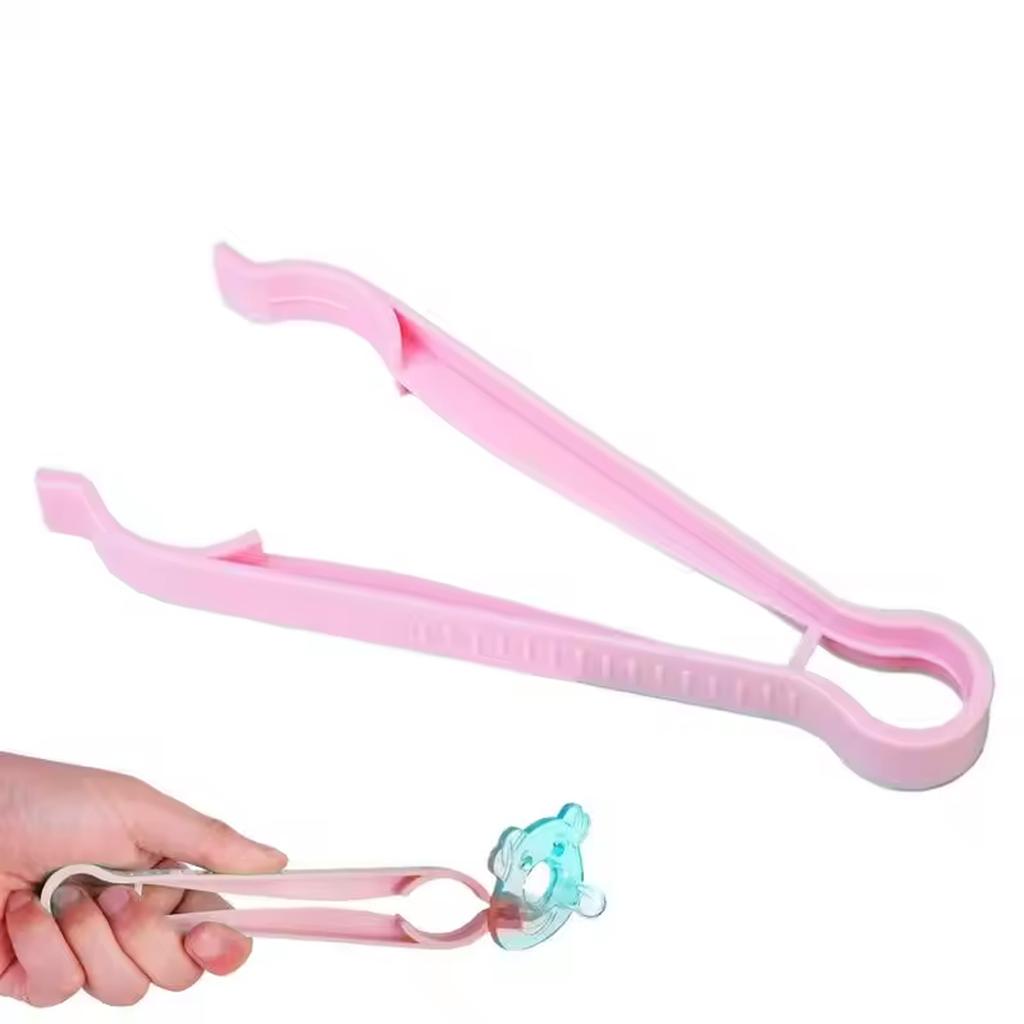 Protiskluzové sterilizované pinzety Odolné sterilizační plastové kleště na kojenecké lahvičky Kleštičky Svorka na lahvičku s mlékem Protiskluzové klipy na lahvičky