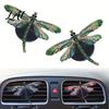 Mirror Hanging Decorative Ornamrent Dragonfly Car Vent Clips Metal Air Outlet Clip Gift for Women And Enthusiasts Conditioning Clips Truck