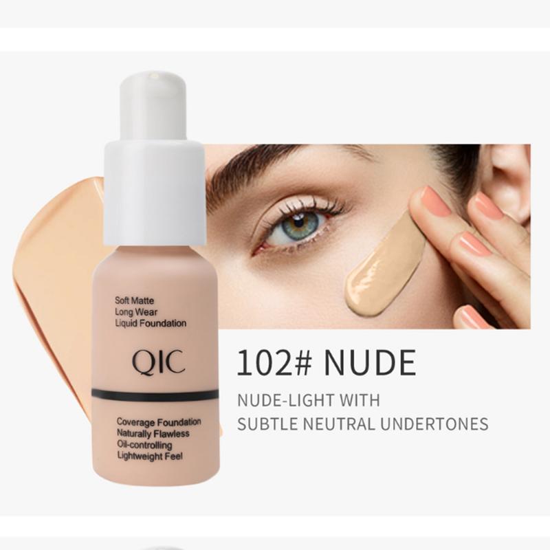 Fond de teint liquide mat en bouteille, correcteur de teint, anti-sébum, imperméable, longue tenue, hydratant, base de maquillage longue durée