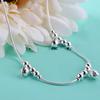 Women Fashion 3Pcs Bells 12 Beads Luxury Chain Ankle Bracelet Beach Anklet