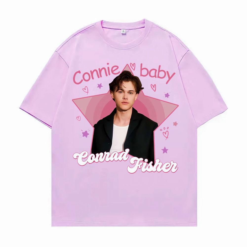 Team Conrad Fisher Connie Baby Graphics T Shirts Men Women Fashion Harajuku Fashion T Shirt Vintage Summer High Quality Tshirts
