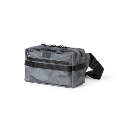 Square Waist Bag Jacquard Camo Grey Free