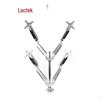 Loctek D7Q Four-Monitor Desk Mount