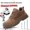 Heren Winter Veiligheidsschoenen: Anti-verbrijzeling, Anti-lek, Slijt- en Geurbestendig, Ademend, Stevige Zool voor Bouwgebruik.