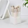 Boîte de rangement pour pinceaux à ongles Support pour pinceaux de maquillage Organisateur support en plastique pour outils à ongles Étagère d'exposition pour pinceaux d'art des ongles