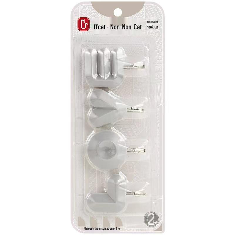 LOVE Letter No-Drill Seamless Hook for Bags and Keys - Perfect for Hallway, Bedroom, Kitchen, or Bathroom Doors