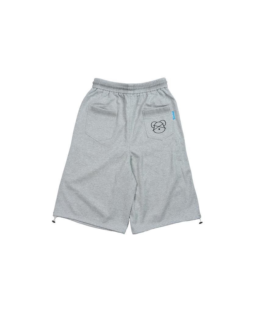 DOUBLE JD Line Washed Bermuda Pants