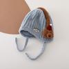 Animal Pattern Children's Plush Knitted Hat Cartoon Cute Kids Earflap Cap  Infant Wear