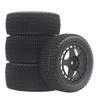 RS Wear-Resistant Off Road Tires Plastic Wheel Rim Rubber Tyre for 1:10 RC Car HSP 94107 94166 94106 94155 Tamiya Wltoys 144001