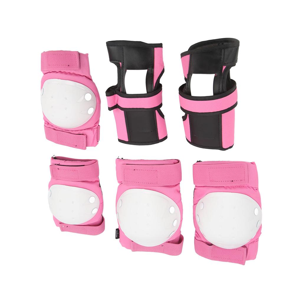 6pcs Knee Pads Protective Kit PP Sponge Oxford Cloth Elbow Palm Pad for Skating Cycling