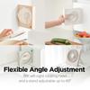 Mooas Magnetic Square Desktop Wireless Fan (White/Light Beige/Teal Green/Neon Orange) (White)