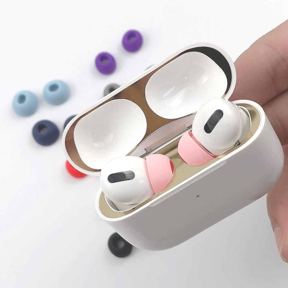 

1 Pair Silicone Earphone Cap for AirPods Pro (Gen 2) (USB-C)/Pro 2 Soft Comfortable Ear Tips Replacement Black