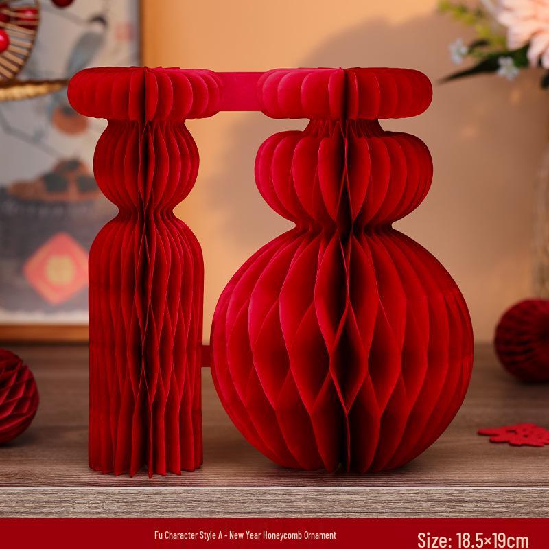 2026 Year of the Horse Zodiac Ornaments: Large Festive Fu Characters for New Year & Spring Décor