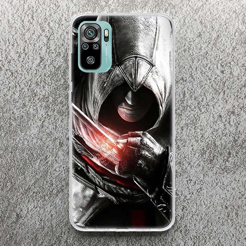 

Мягкий чехол с принтом A-Assassins Game Creed для телефона Xiaomi Redmi Note 14 13 12S 11S, корпус телефона 10 Pro Plus 11E 11T 12 11 10S 5G Redmi Note 14 Pro 4G