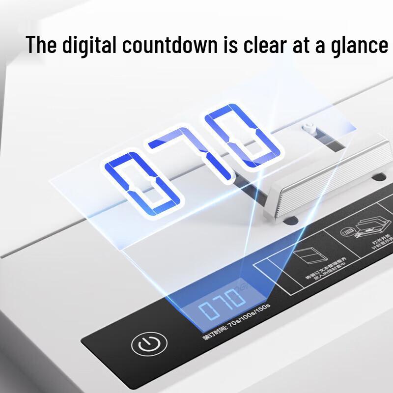 Deli 55mm Digital Hot Melt Document Binding Machine CN Plug (adapter Included)