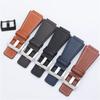 Hochwertiges Kalbsleder Uhrenarmband 24mm für Bell Strap Serie BR01 BR03 Armband Armband Gürtel Ross Zubehör Stahlschließe