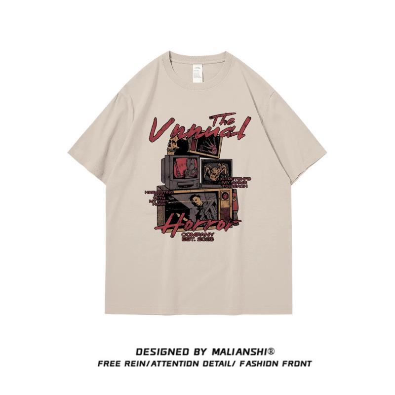 Women's 2025 Loose-Fit Cartoon Hip-Hop Cotton T-Shirt