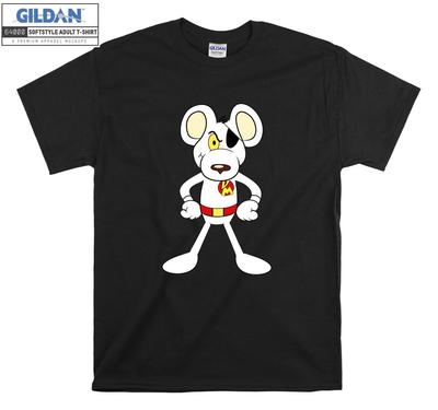 Danger Mouse Penfold Dessin Animé Britannique T-shirt T shirt Homme Femme Unisexe T-shirt 734