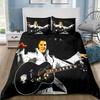 P-Presley Duvet Cover Retro E-Elvis Bedding Set Comforter Bed Set Quilt Cover Pillowcase King Queen Twin Size Boys Girls Adults