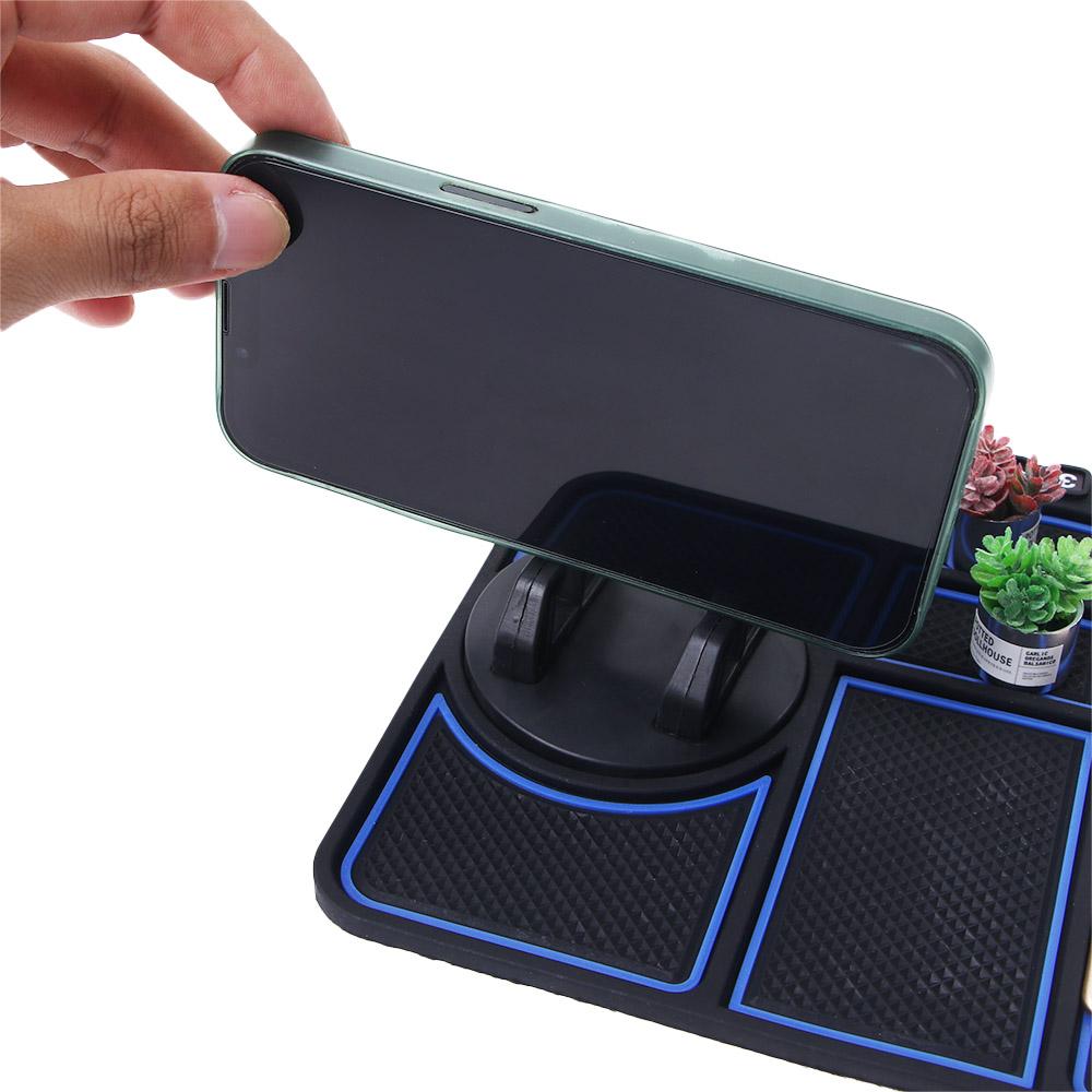 Car Anti-skid Pad Car Parking Number Card Non-Slip Phone Pad Auto Phone Holder Sticky Anti-Slip Mat