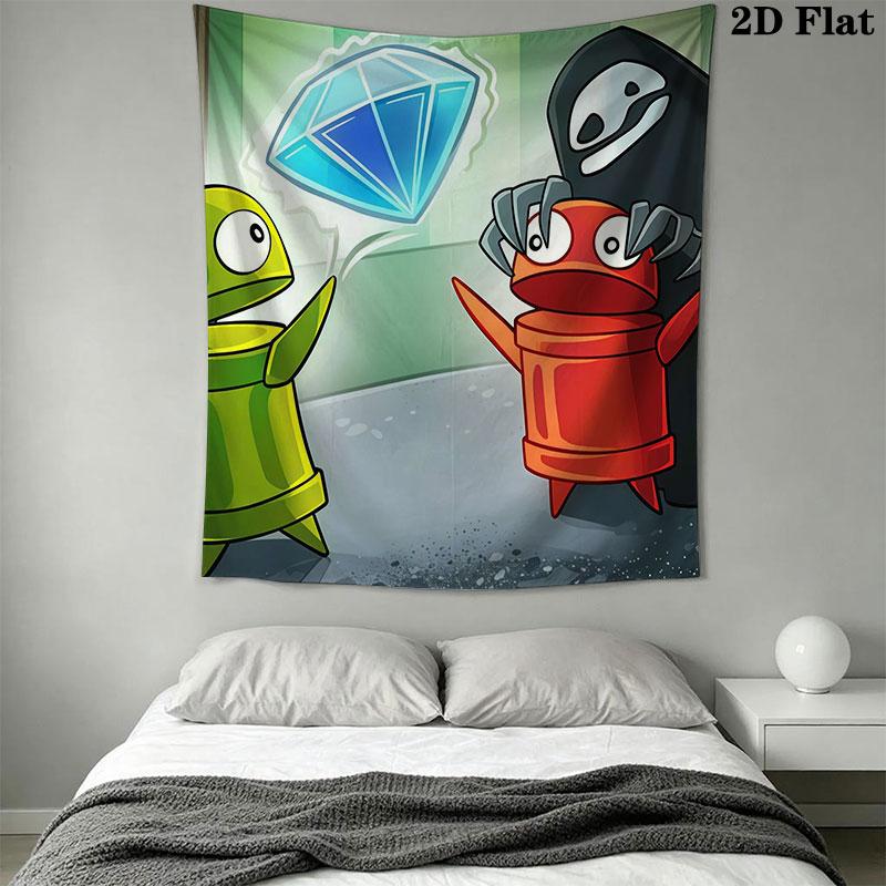 R.E.P.O Wall Hanging Printed Fabric Blanket Decorative Tapestries for Bedroom Living Room Home Decor