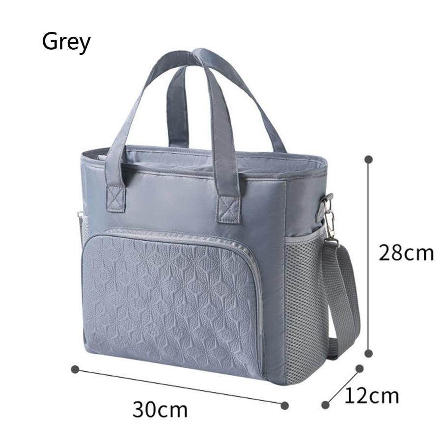 Women's Insulated Lunch Tote - 11L Leakproof Reusable Cooler Bag, Keeps Food Hot/Cold, Picnic Bag for Work Travel & Outdoor