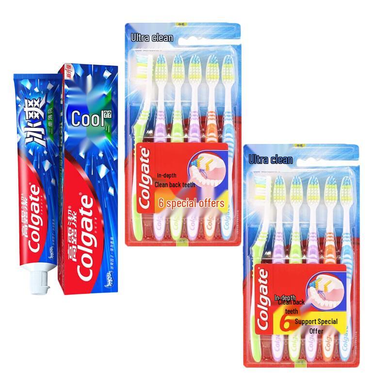 Colgate Ice Fresh Mint Toothpaste & Toothbrush Combo