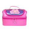 Kids Insulated Lunch Bag School - Double Layer Waterproof Canvas Tote With Handle Large Capacity Leakproof Student Lunchbox