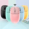 Cute 4 Buttons Ergonomic Design Lightweight 2.4G Wireless Optical Mini Mouse Fot Laptop Computer